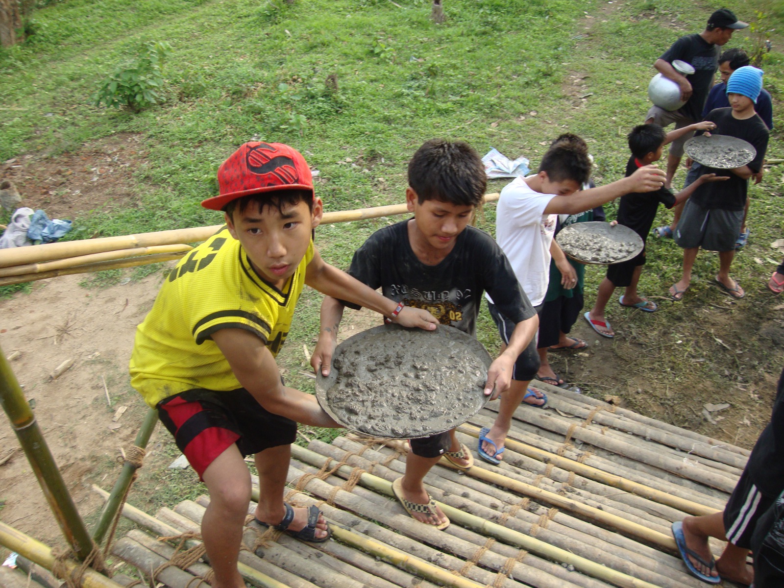 A labor-intensive construction project.