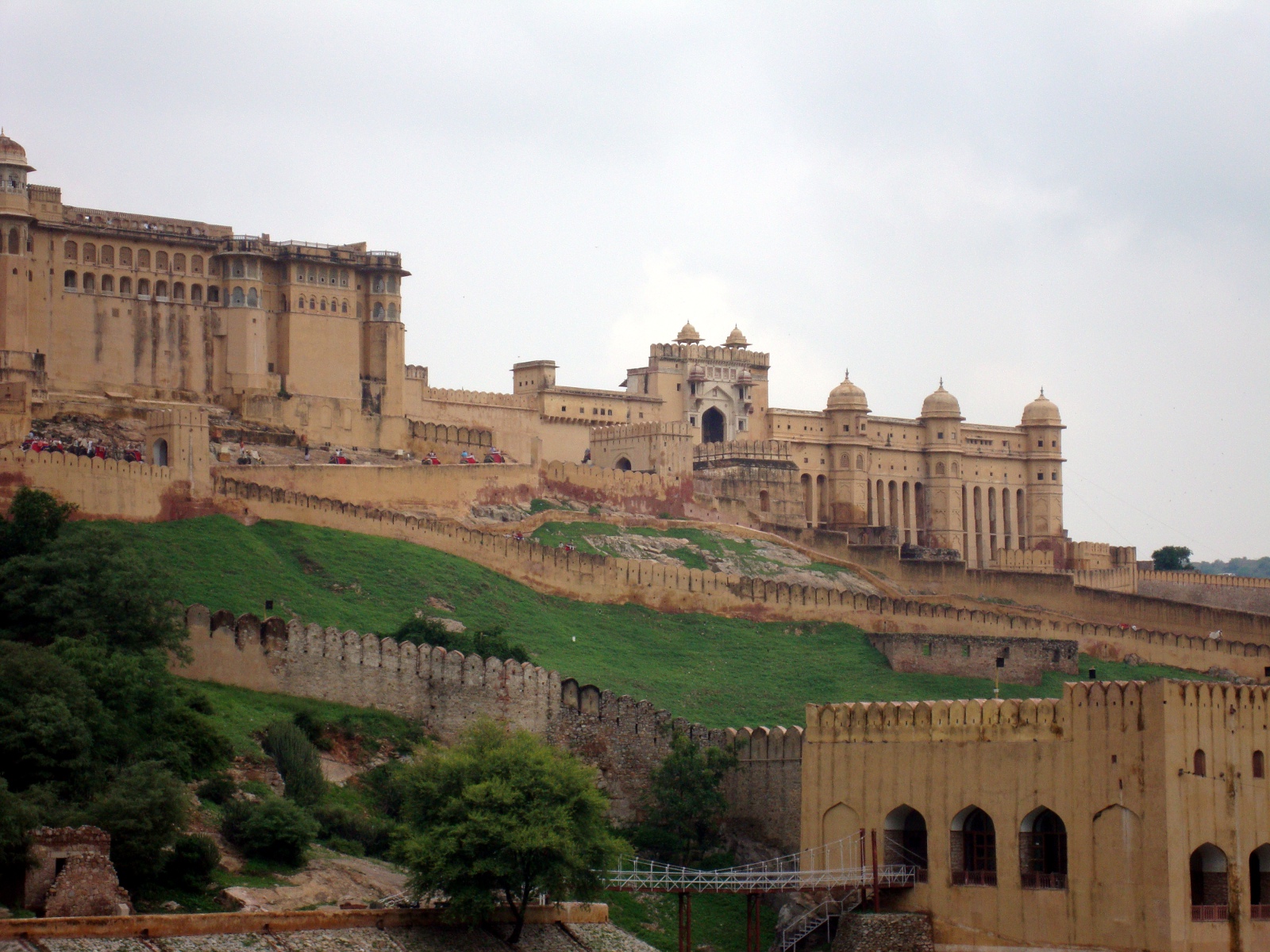 Amber Fort, a Rajput palace outside of Jaipur.