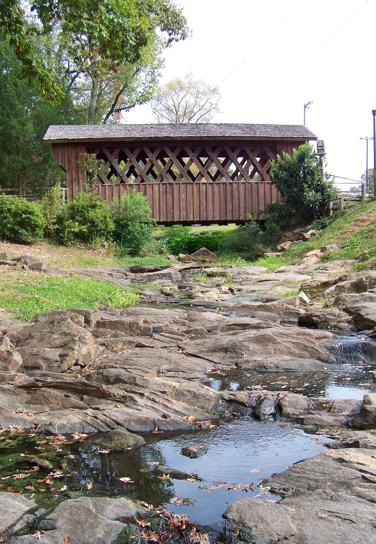 Side view of the reconstructed Salem-Shotwell Bridge.