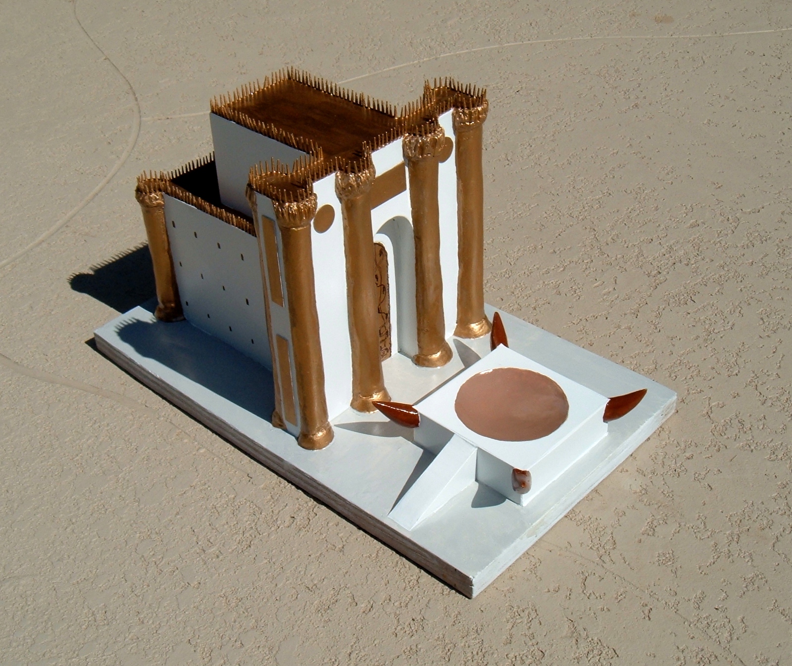 My model of Herod’s Temple, built in 1/250 scale.