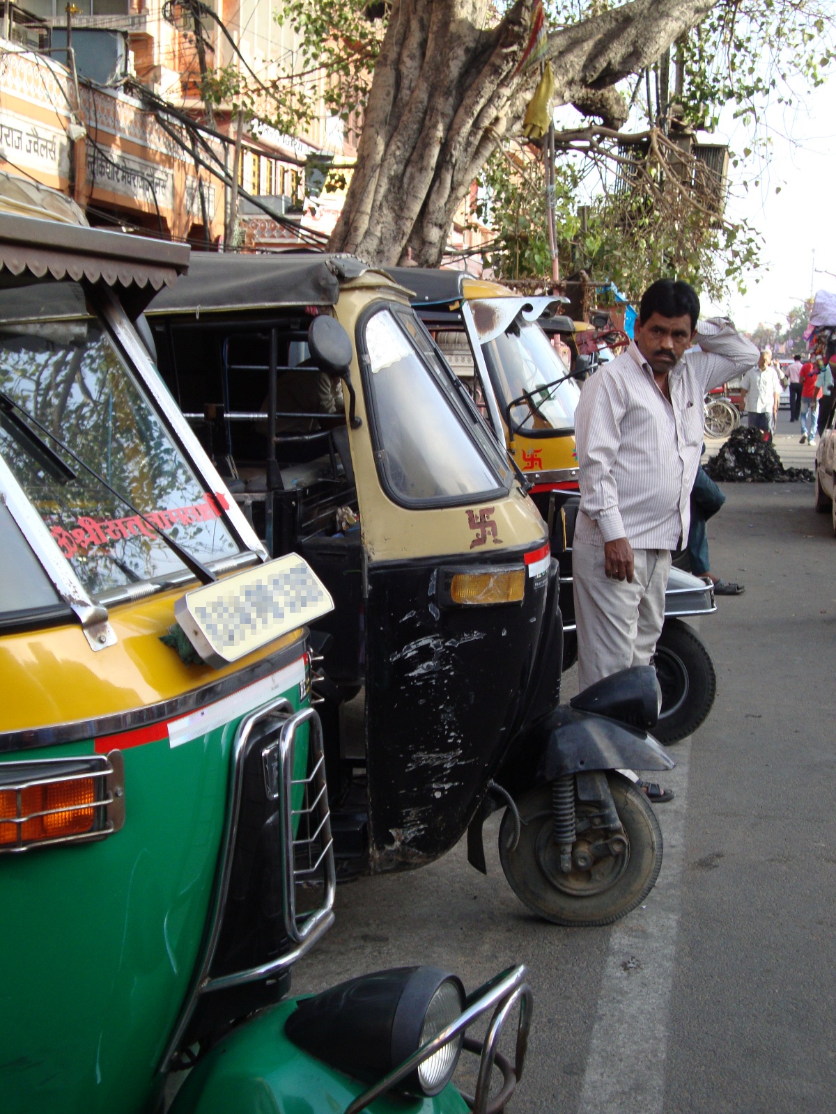 Are these rickshaws or tuk-tuks? It depends on whom you ask.