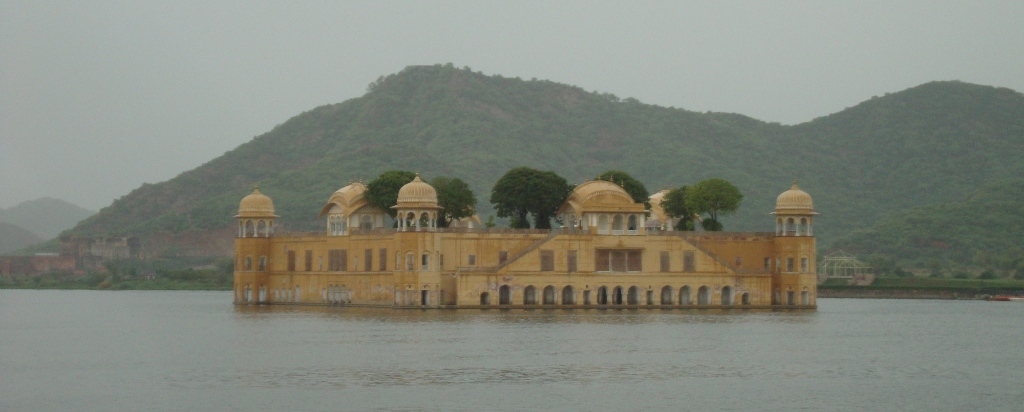 Jal Mahal, just outside of Jaipur.