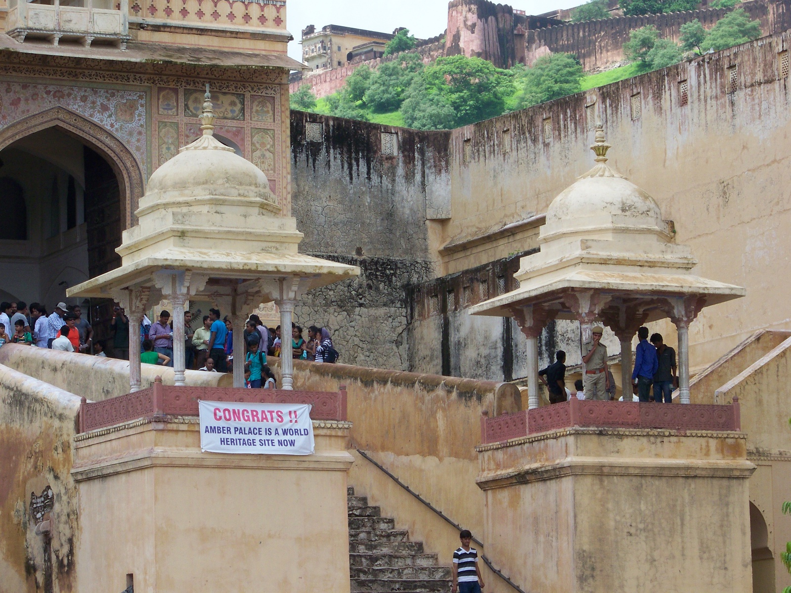 Amber Fort celebrates its designation as a World Heritage Site, July 2013.