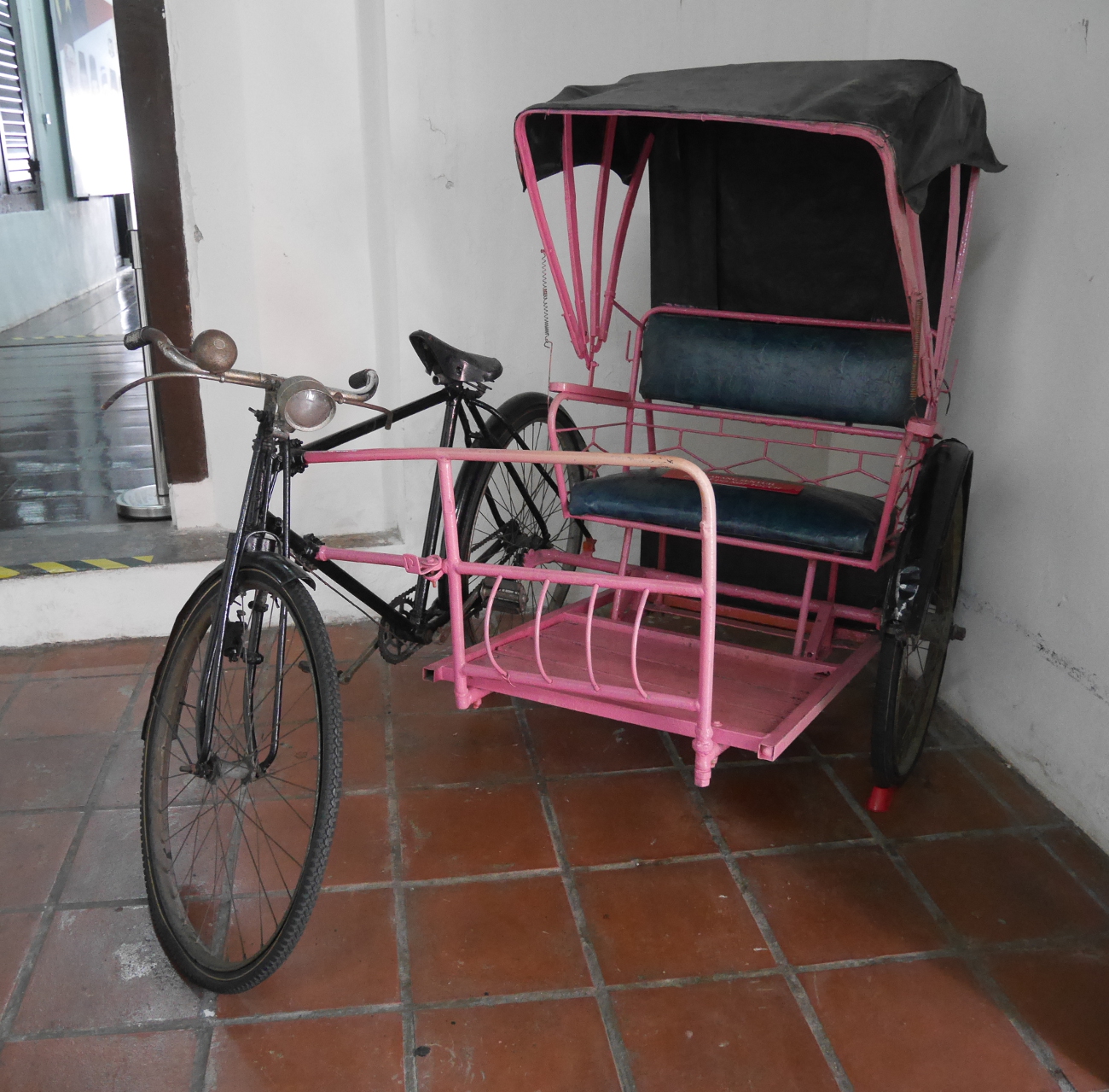 Trishaw in the History and Ethnography Museum, Malacca.