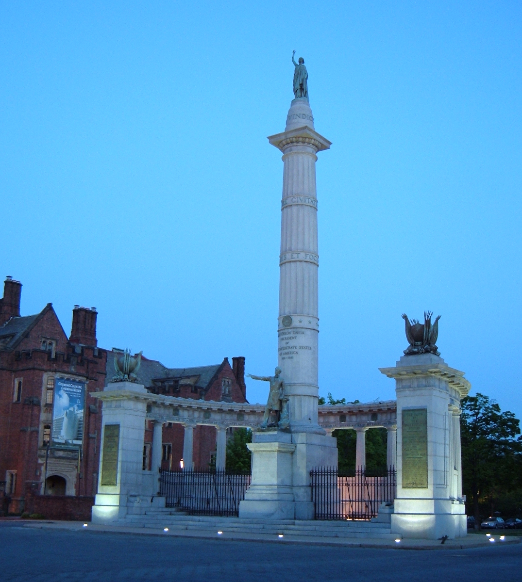 Jefferson Davis Memorial, Richmond (dedicated 1907).