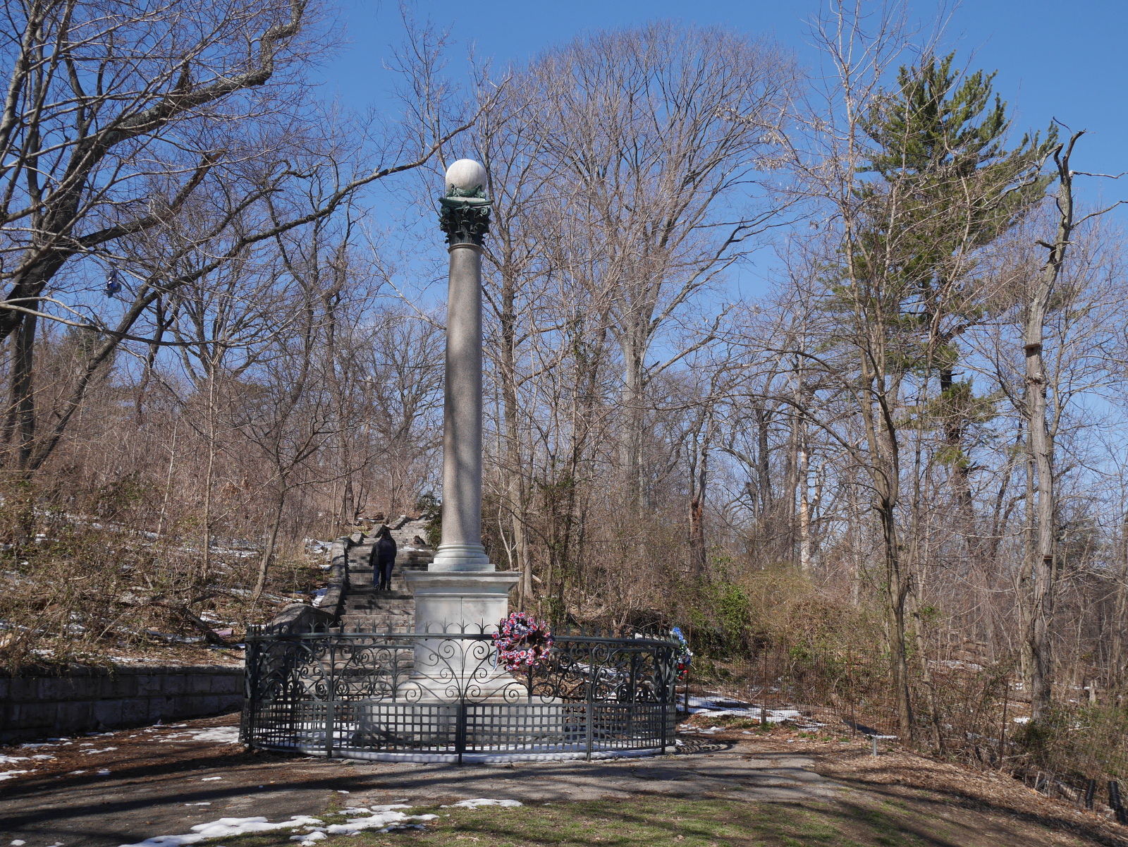 Memorial to "Maryland's Four Hundred" in Prospect Park, Brooklyn.