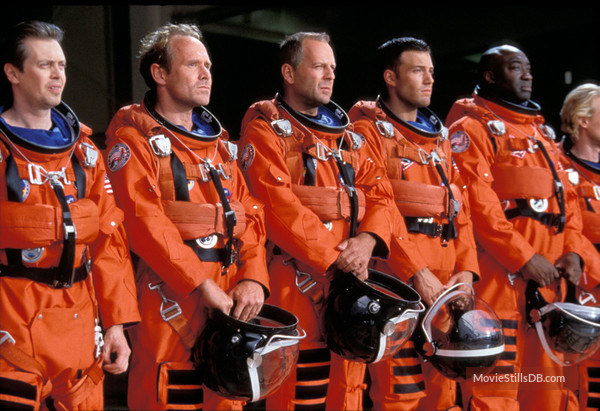 Fictional movie astronauts all trained, suited up, and ready to die. (Touchstone Pictures)