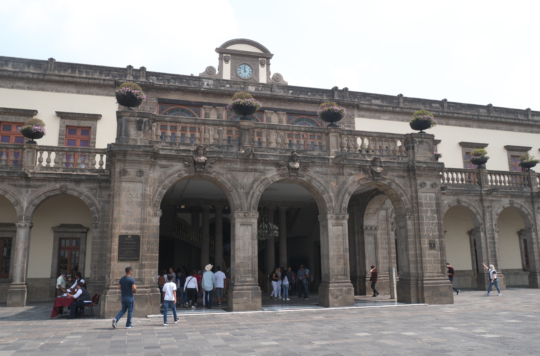 Facade of Chapultepec Castle.