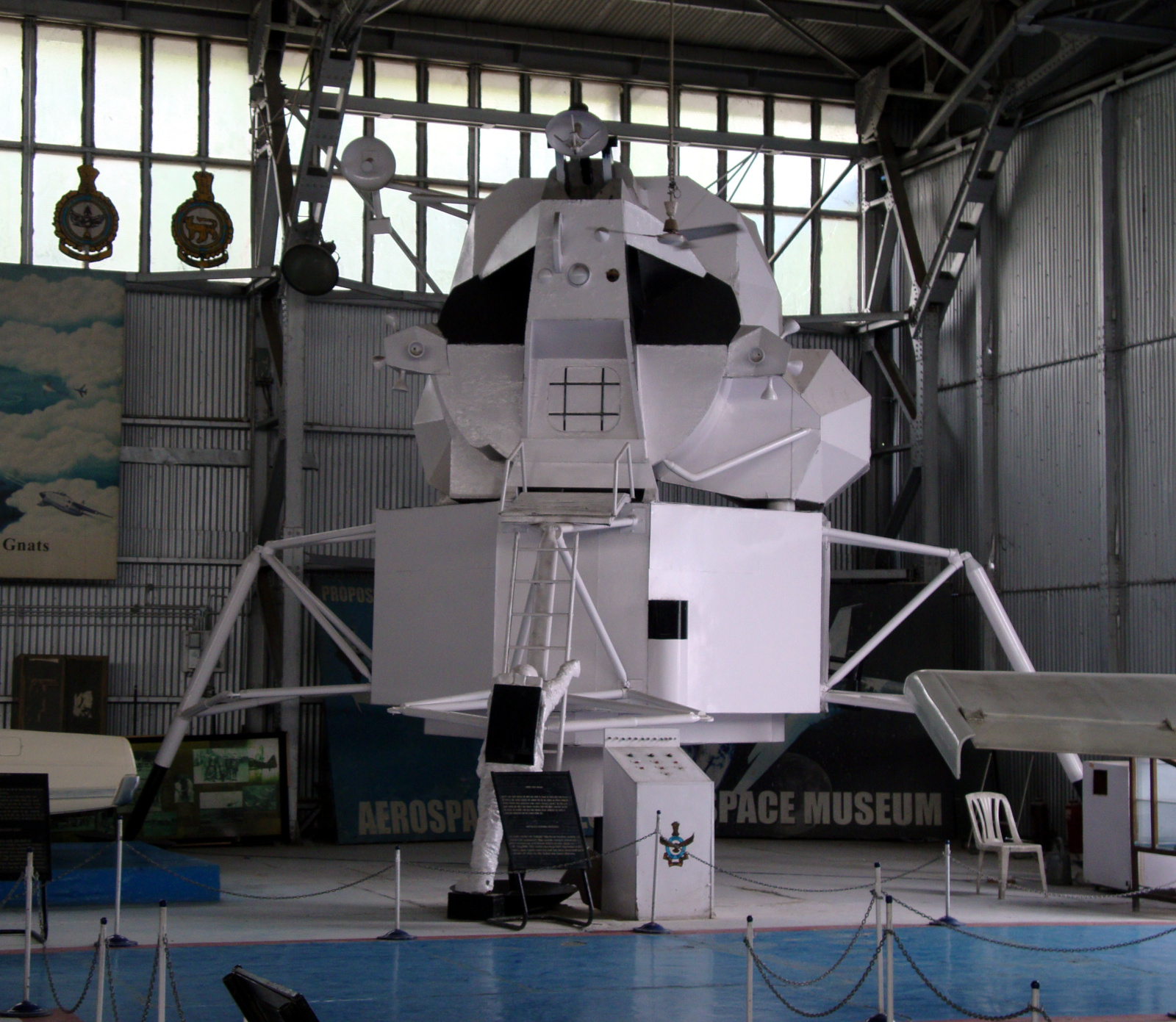 Lunar Module replica at the Indian Air Force Museum in New Delhi.