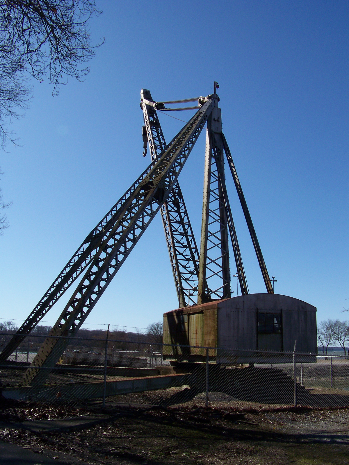 Wheeler Dam antique crane