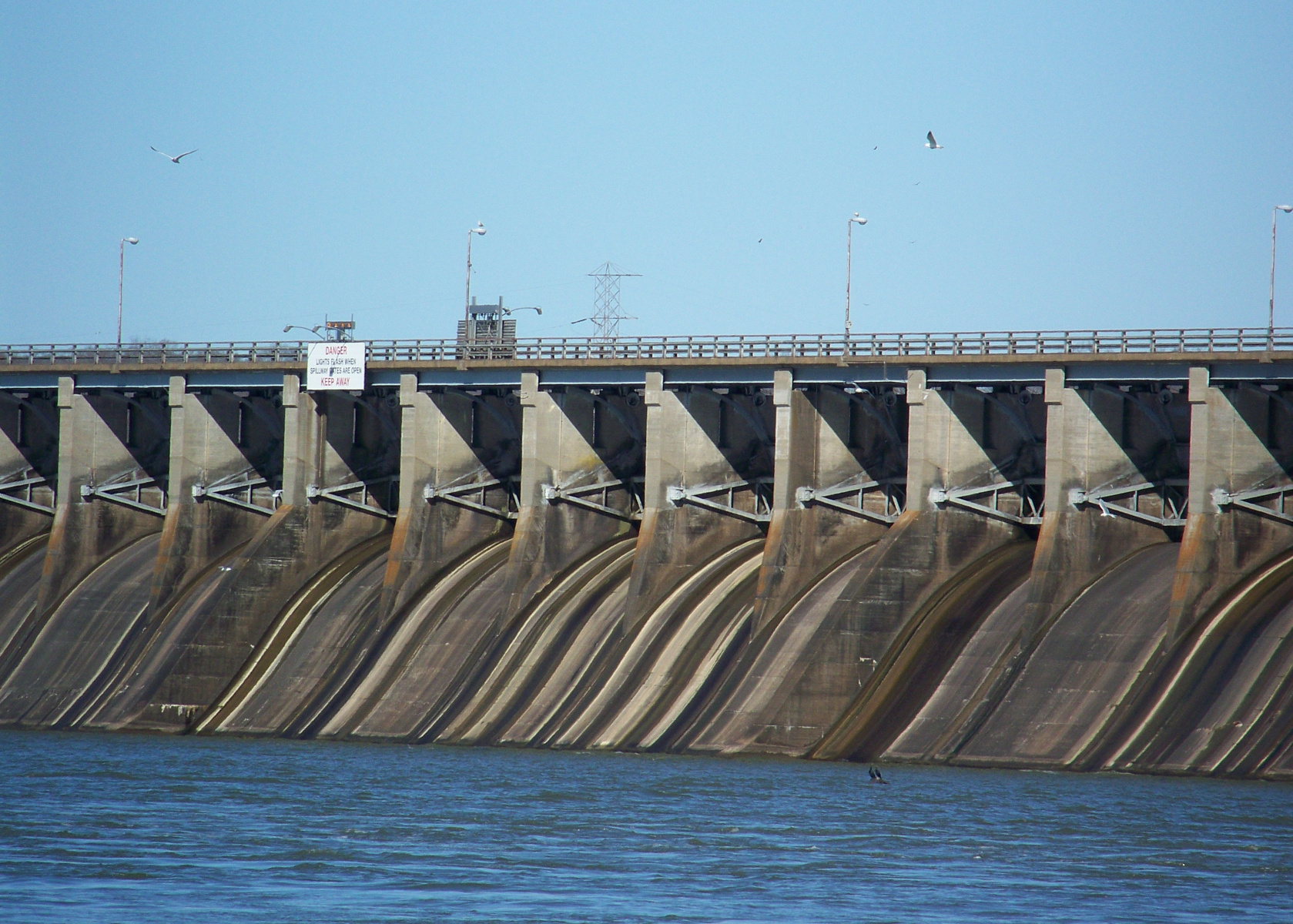 Wheeler Dam spillways