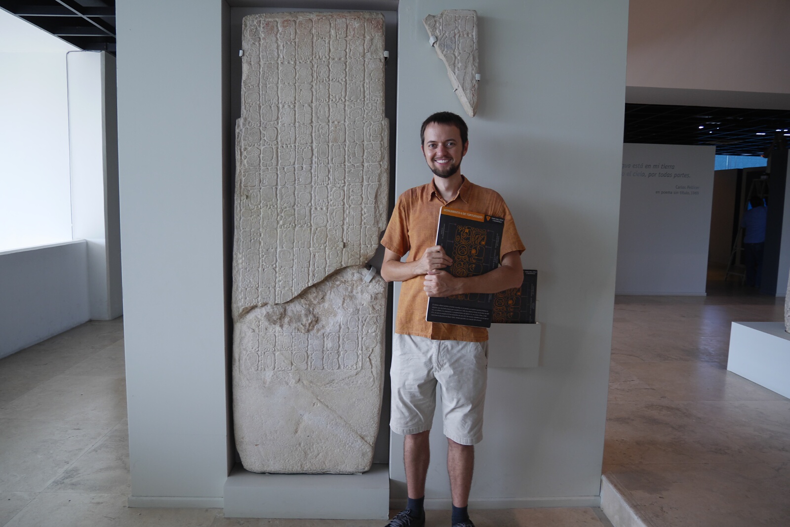 Your blogger with Tortugeuro Stela