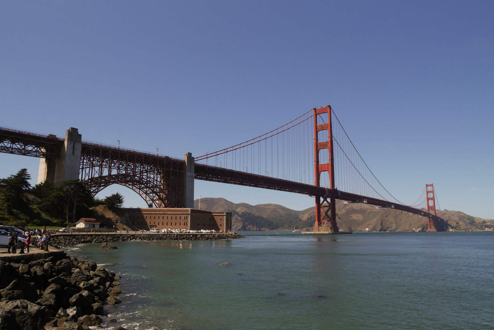 Fort Point under Golden Gate Bridge