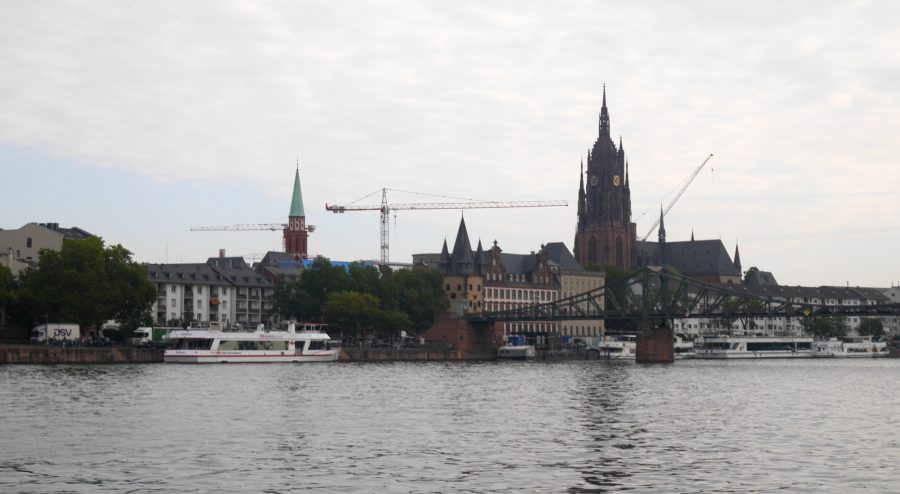 View of the Frankfurter Dom from across the Main River.