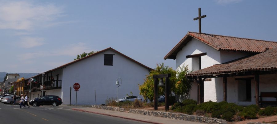 Sonoma Barracks (L) and Mission.